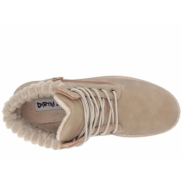 Dirty Laundry Alpine Nubuck Beige Nude Stone Aron Winter Boots 224MS US 9.5 EU40 - Picture 9 of 12